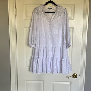 Tommy Hilfiger White Cotton Dress